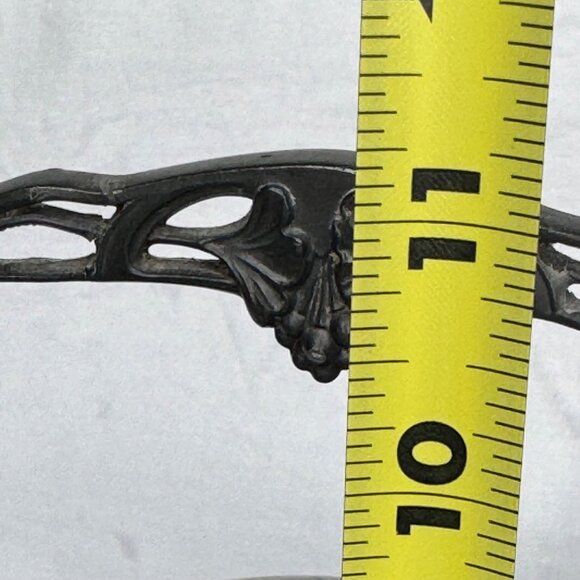 Antique Queen City Silver Co Pewter Teapot With Ornate Handle & Spout - Picture 11 of 12